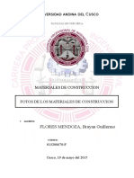 FLORES MENDOZA, Brayan Guillermo: Materiales de Construccion