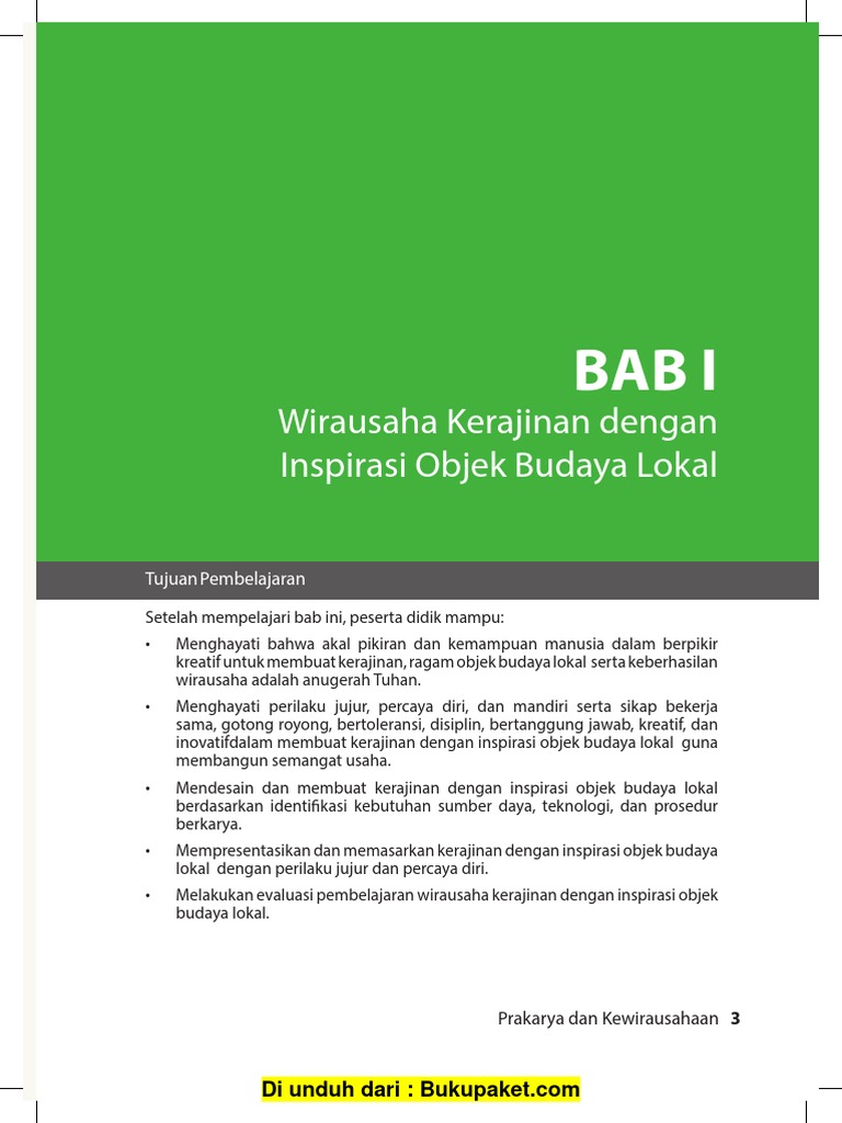 Soal Prakarya Wirausaha Produk Kerajinan Untuk Pasar Lokal Soal Prakarya Wirausaha Produk Kerajinan Untuk Pasar Lokal