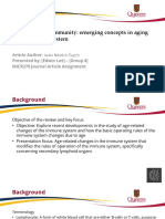 The Twilight of Immunity: Emerging Concepts in Aging of The Immune System