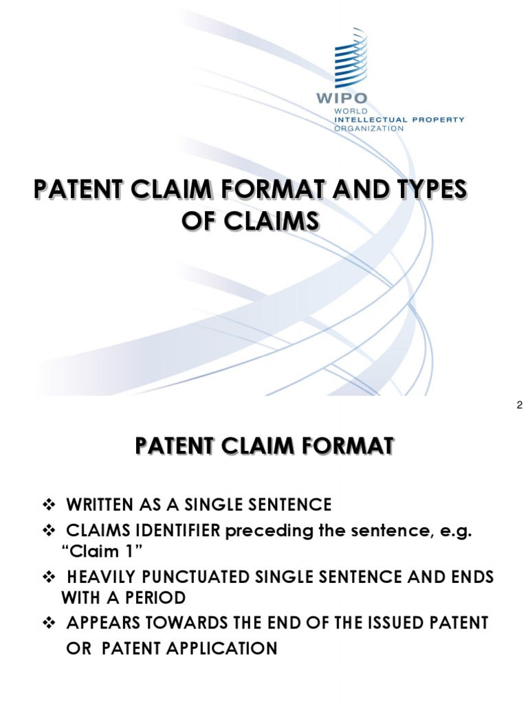 Patent Claim Formats and Types Explained | PDF | Patent Claim | Nature