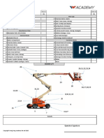 Boomlift Inspection Checklist