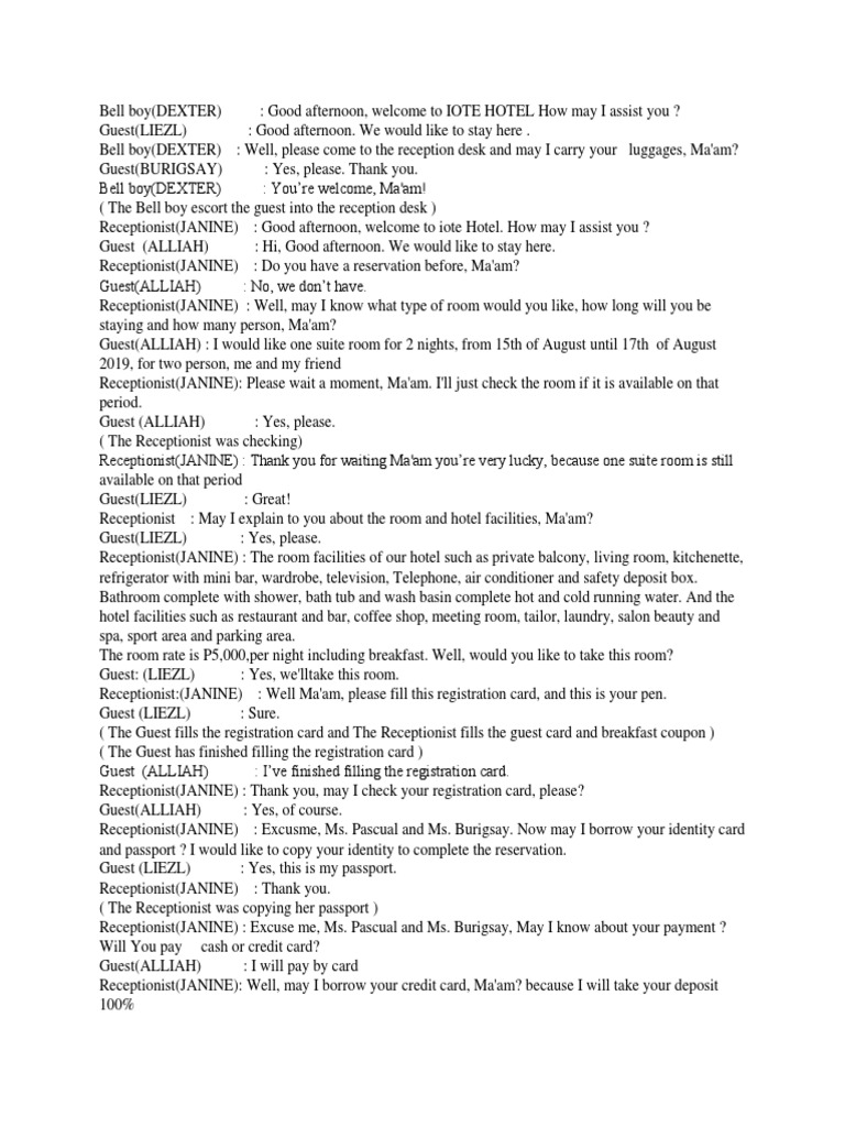 Bell Boy PDF Business