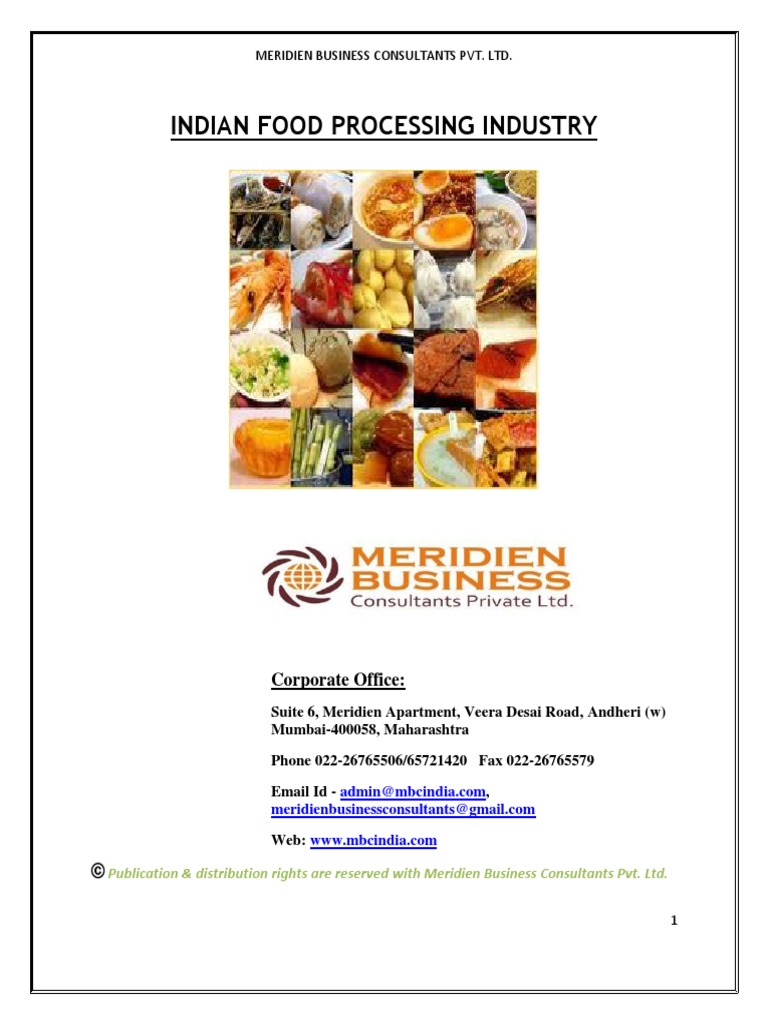 1 Food Processing PDF | PDF | Food Processing | Foods
