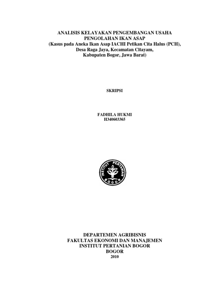 Skripsi Ipb Pdf