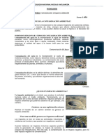 Contaminación e Impacto ambiental: Tipos y efectos