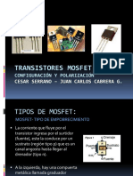 Configuración y polarización de MOSFET