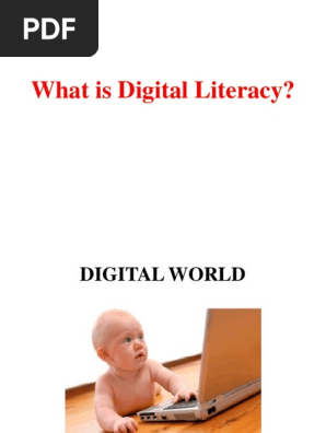 Digital Literacy Presentation 1 for School
