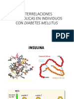 Interrelaciones Metabólicas en Individuos Con Diabetes Mellitus