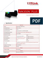 MK350N PLUS Spectrometer Specification en