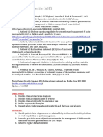 Acute Gastroenteritis (AGE) : References