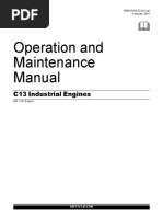 Caterpillar Operations and Maintenance Manual - C13