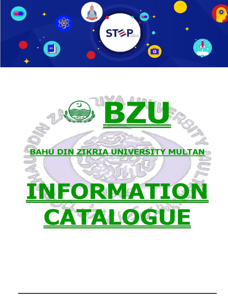 BZU Multan Undergraduate Programs Guide | PDF | Bachelor Of Science ...
