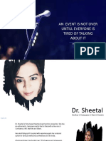 Anchor - Comparer - Host - Events - Dr. Sheetal Lodha