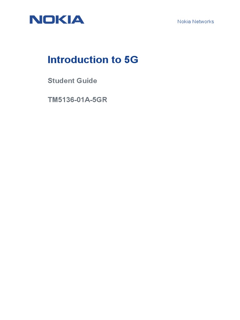 Introduction To 5G | PDF | 3 Gpp | Lte (Telecommunication)