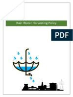 NTPC Rain Water Harvesting Policy