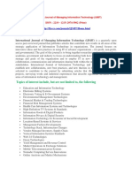 International Journal of Managing Information Technology (IJMIT) 
