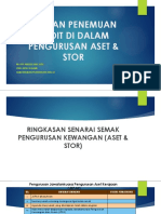 Audit Pengurusan Aset Dan Stor KPT