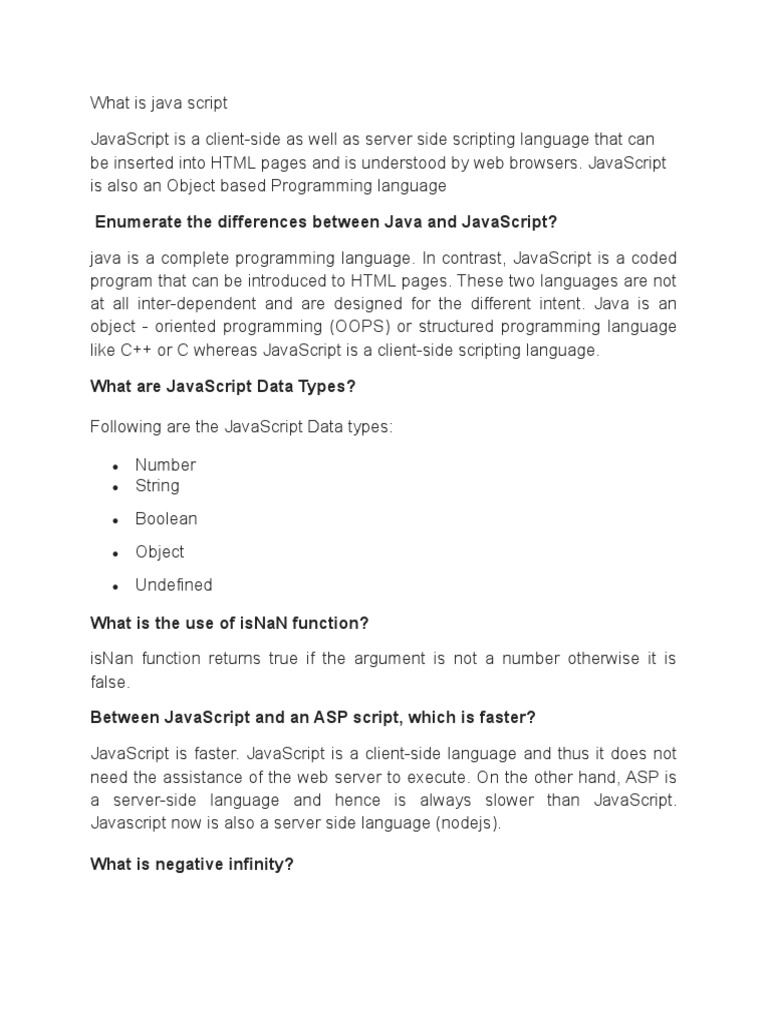 What Is Java Script | PDF | Dynamic Web Page | Java Script