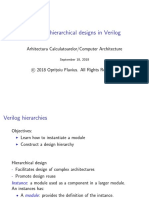 Building hierarchical Verilog designs