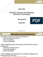 ECE 2795 Microgrid Concepts and Distributed Generation Technologies