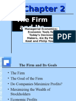 The Firm and Its Goals