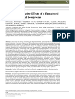 Positive and Negative Effects of A Threatened Parrotfish On Reef Ecosystems