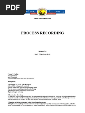 process recording
