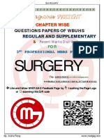 SURGERY 2018-2008 Regular-Supplementary Chapter Wise Question Papers WBUHS