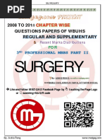 SURGERY 2018-2008 Regular-Supplementary Chapter Wise Question Papers WBUHS