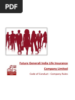 Future Generali India Life Insurance Company Limited: Code of Conduct - Company Rules