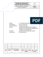 LREF-00-VDR-BBB-PR-20-0020-A4 Procedure For Process Piping Golden Joint Fabrication, Inspection, and Final Acceptance