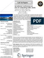 ICMC 2020 Call for Papers Mathematics & Computing Conference