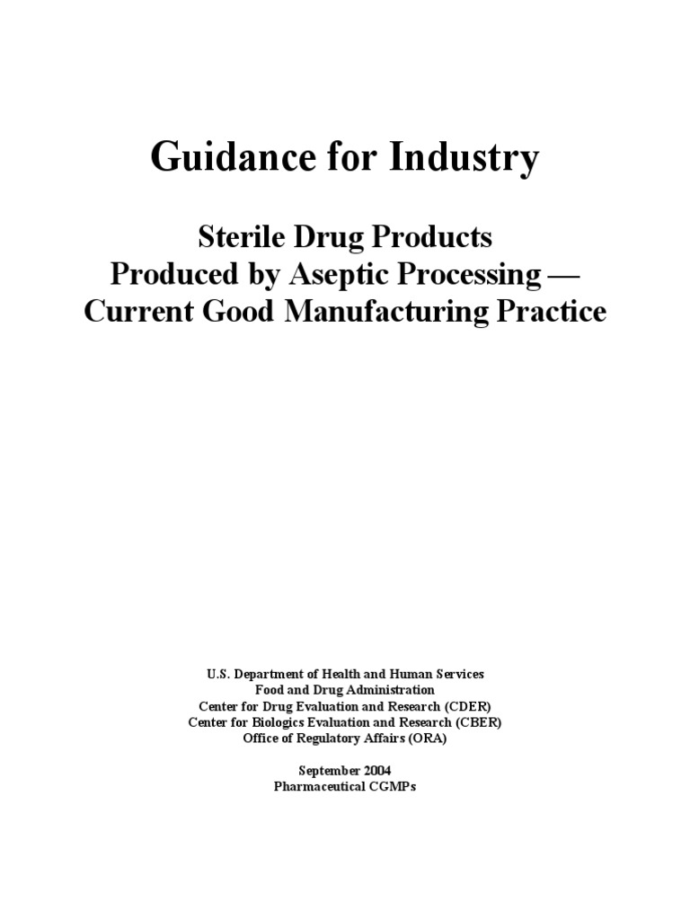 Aseptic Manufacturing Proces PDF | PDF | Sterilization (Microbiology ...