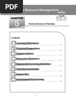 Chapter 5 Human Resource Planning