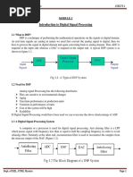 DSP Algorithm and Architecture PDF