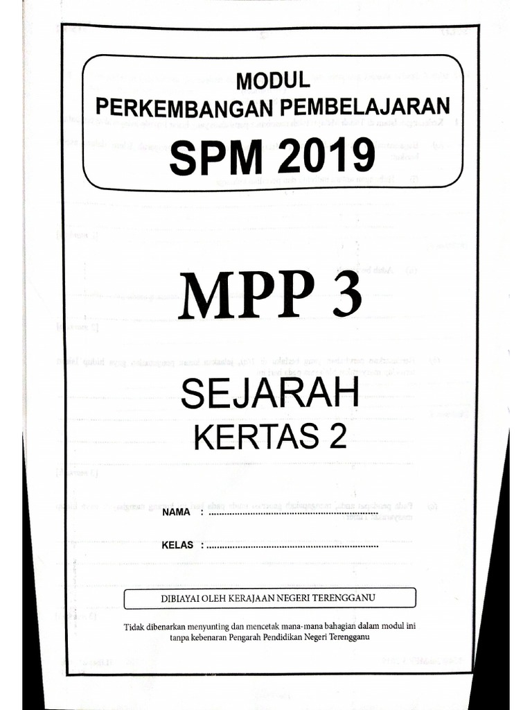 Modul Perkembangan Pembelajaran SPM 2019 | PDF