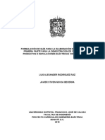 Formulación de Guía para La Elaboración de Declaración de Primera Parte para La Demostración de C