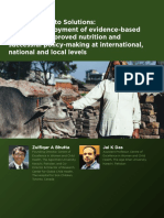 From Science To Solutions Effective Deployment of Evidence-Based Science For Improved Nutrition and Successful Policy-Making