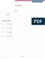 037 Long Division of Polynomials