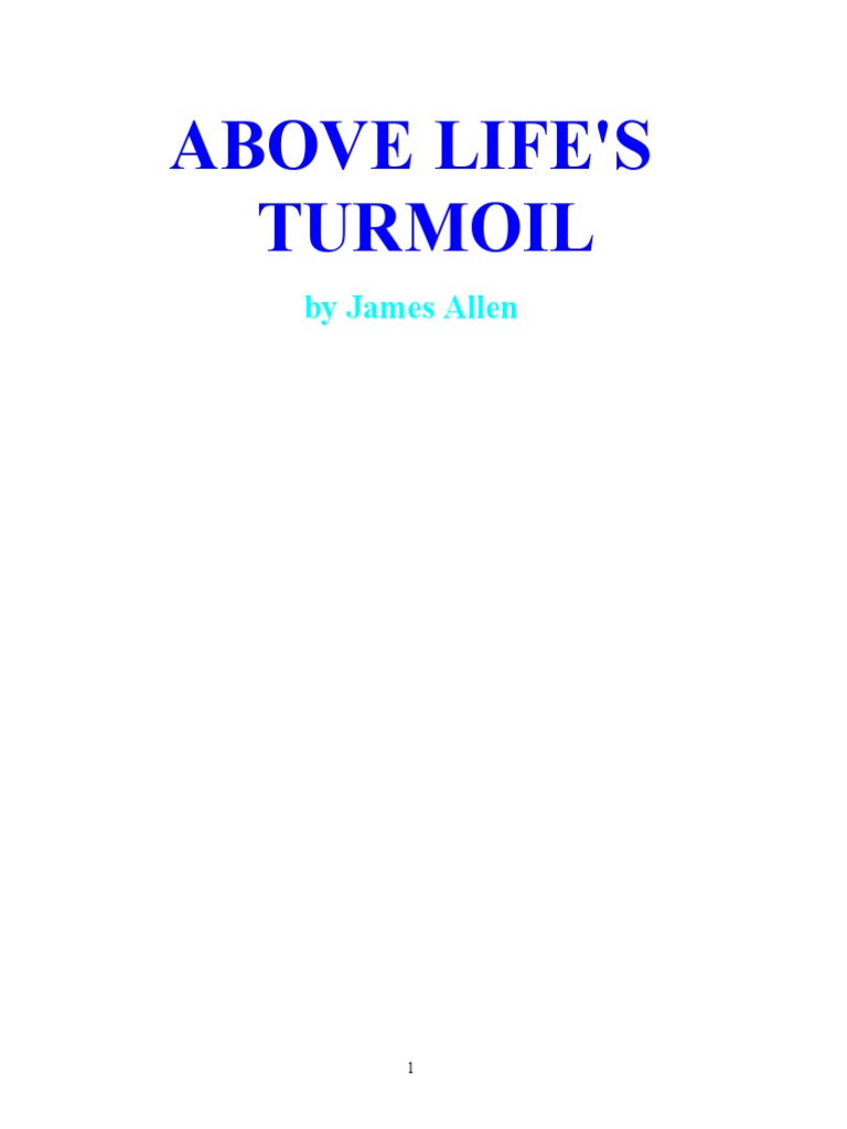Above Life - James Allen | PDF | Truth | Soul