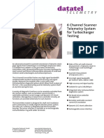 6 Channel Scanner Telemetry System For Turbocharger Testing