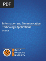 Dlis108 Information and Communication Technology Applications