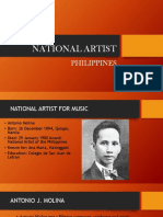 National Artist: Philippines