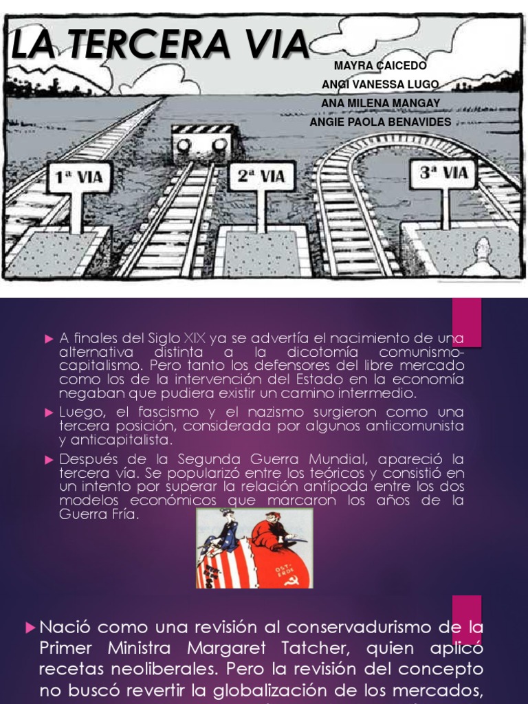 La Tercera Via PDF Neoliberalismo Capitalismo