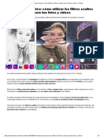 Instagram Stories - Cómo Utilizar Los Filtros Ocultos para Tus Fotos y Videos - Infobae PDF