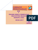 Bab 5 Proses Kerja Pembuatan Prototype Produk Barang Atau Jasa PDF