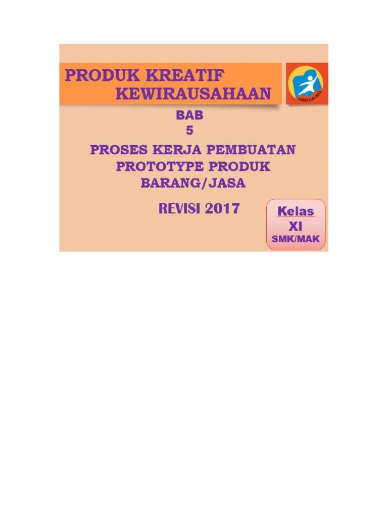 Bab 5 Proses Kerja Pembuatan Prototype Produk Barang Atau Jasa Pdf Pdf