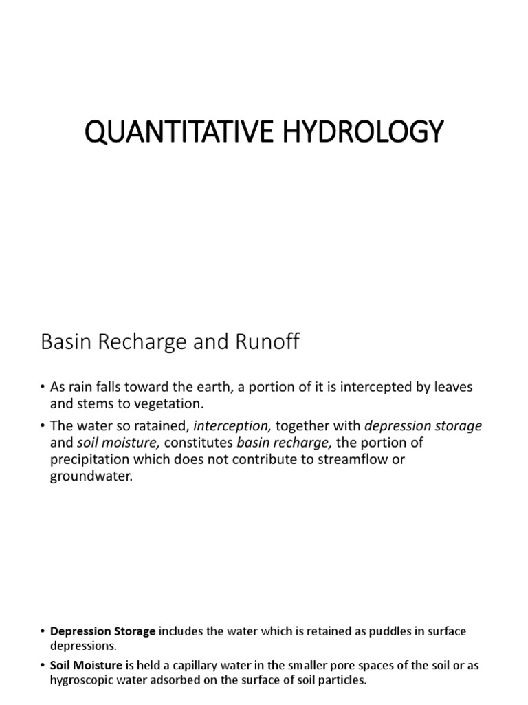 Understanding Rainfall-Runoff Dynamics | PDF | Surface Runoff | Soil