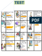 Test in Class Present Simple Vs Continuous PDF