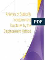 Analysis of Statically Indeterminate Structures by The Displacement Method